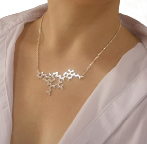 Oxytocin Silver Pendant Model