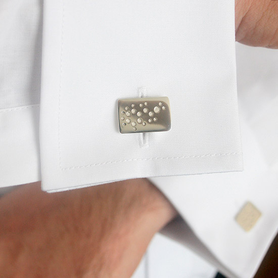 Dopmaine Cufflinks - Molecule Jewellery