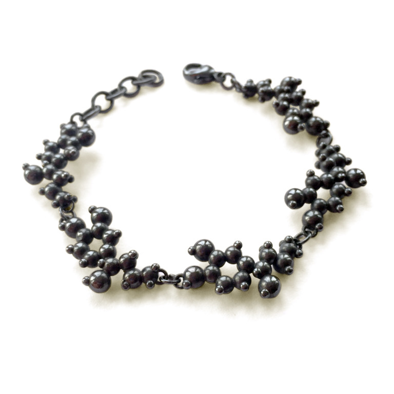 Oxytocin Necklace Sterling Silver Molecule Jewellery