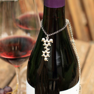 red wine necklace